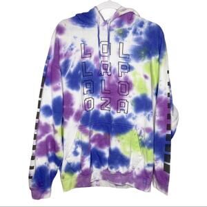 American Eagle Lollapalooza Music Festival Tie Dye Hoodie Small